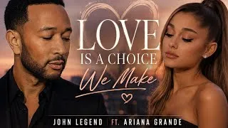 Thumbnail: Love Is A Choice We Make - Ariana Grande Ft John Legend (2026 Official Music) Deeply Emotional Song.