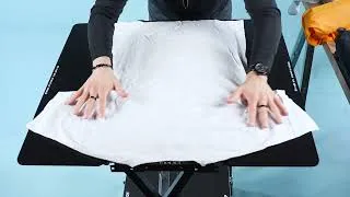 Thumbnail: Garment Folding Table - Compact, Mobile, & Efficient Folding for Retail and Hospitality.