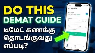 Thumbnail: Demat Account Guide for Beginners 2026 | How to Open Demat Account | Tamil | English