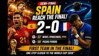 Thumbnail: Spain Beat France 2–0 in Semifinal | First Finalist Confirmed