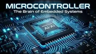 Thumbnail: Microcontroller Explained | The Brain of Embedded Systems | Complete Beginner Tutorial