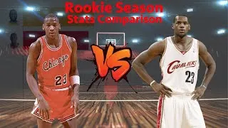 Thumbnail: Michael Jordan Vs  Lebron James - Rookie Season Stats Comparison
