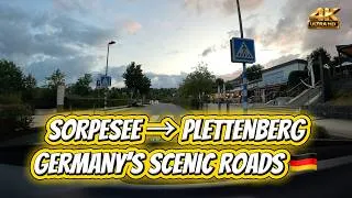 Thumbnail: Sorpesee to Plettenberg 🇩🇪Germany Scenic Roads | Sauerland Driving Tour 4K#germany #driving #travel