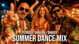 Thumbnail: Pitbull x Shakira x Shaggy – Tropical Party Mix | Midnight Escape | World Celebration