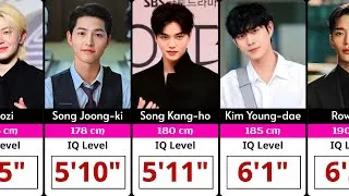 Thumbnail: Height Comparison Famous Korean Actors