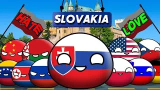 Thumbnail: Countries That Love Hate SLOVAKIA 🇸🇰#countryballs 