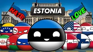 Thumbnail: Countries that relationship with ESTONIA🇪🇪#countryballs 