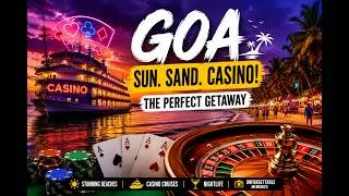 Thumbnail: POV-Go.. Goa..! Goa's Hidden Beauty | Beaches, Sunset, Mandovi Cruise & Casino Nights