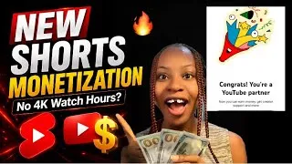 Thumbnail: New Update!! Monetize Your YouTube Channel With Shorts! 2026 Update