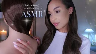 Thumbnail: ASMR The Most Relaxing Back Tracing 🌊🤍 Hair Play, Hair Brushing & Gentle Personal Attention for Deep