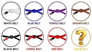 Thumbnail: From White Belt to Black Belt: The Untold Journey of Jiu Jitsu Ranks (8-Minute Breakdown!)