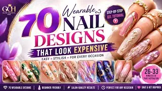 Thumbnail: These 70 Viral Nail Designs Are Impossible to Ignore 💅✨ | Easy Gel Tutorial