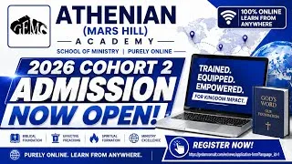 Thumbnail: ATHENIAN (MARS HILL) ACADEMY 2026 Cohort 2 Admission Now Open!
