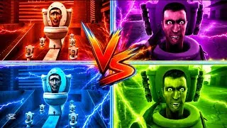 Thumbnail: 🚽 SKIBIDI TOILET 4 COLOR CHALLENGE! 🔴🟣🔵🟢 Tiles Hop EDM Battle
