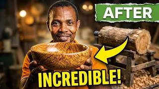 Thumbnail: How This Plain Wood Became a Stunning Masterpiece 😲