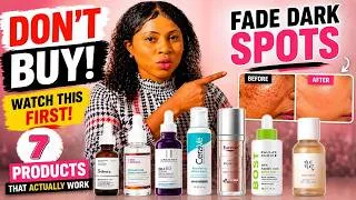 Thumbnail: How to Fade Dark Spots Fast | 7 Products That Actually Work (2026)