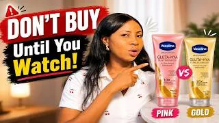 Thumbnail: Vaseline Gluta-Hya Pink vs Gold | Honest Review & Which One Should You Buy?