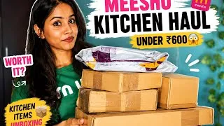 Thumbnail: Meesho Kitchen Items Unboxing 📦 | Under ₹600 Budget Finds 😍 |  In Tamil 