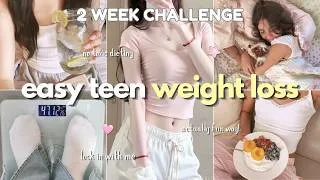 Thumbnail: 2 Week Weight Loss Challenge for Teen Girls 𝜗ৎ (Realistic School Routine Results)