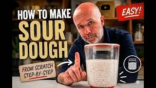 Thumbnail: How to make Sourdough Starter from Scratch🍞