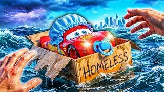 Thumbnail: Rescuing HOMELESS BABY Lightning McQueen in GTA 5!