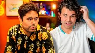 Thumbnail: Magnus Carlsen Went ALL IN and SACRIFICED His Pieces Against Hikaru Nakamura