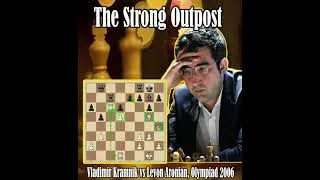 Thumbnail: The Strong Outpost // Vladimir Kramnik vs Levon Aronian, Olympiad 2006