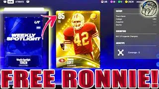 Thumbnail: HOW TO GET LEGEND SPOTLIGHT TOKEN! EVO TOKEN GLITCH FIX! FREE RONNIE LOTT! Madden 27 Ultimate Team