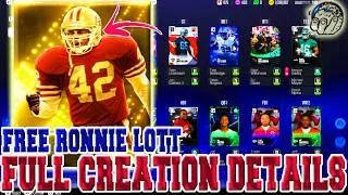 Thumbnail: FREE LEGEND RONNIE LOTT! FULL CREATION DETAILS TUTORIAL! SICK TEAM [MADDEN 27 ULTIMATE TEAM]