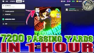 Thumbnail: HOW TO GET 7200 PASSING YARDS FOR DAVID NJOKU IN 1 HOUR! LEVEL UP FAST! [Madden 27 Ultimate Team]