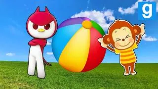 Thumbnail: Can I Collect 10 BALLS before Sammy & Toto Catch Me? I Garry's Mod Chase