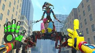 Thumbnail: Scariest Poppy Playtime Monsters Chasing Me Everywhere in the City! | Garry's Mod