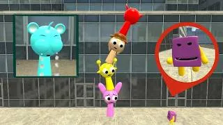 Thumbnail: The Sprunkis Form a TOTEM to Rescue the Little One (GMOD) [NEXTBOT]