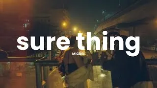 Thumbnail: Miguel - Sure Thing (Lyrics)