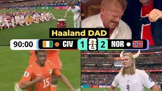 Thumbnail: Haaland's Dad GOES WILD as Erling Haaland Scores Last-Gasp Winner vs Côte d'Ivoire!