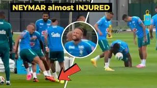 Thumbnail: Neymar ALMOST Got Injured Again 😰 Then HUMILIATED Paquetá in Training 😅