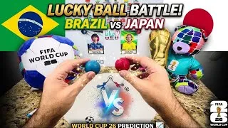 Thumbnail: Brazil vs Japan World Cup 2026 Simulation: (Lucky Balls)