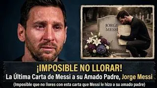 Thumbnail: ❤️¡LA CARTA DE MESSI A SU PADRE QUE CONMUEVE Y HACE LLORAR A TODO EL MUNDO!