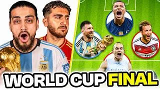 Thumbnail: Fans build the ULTIMATE World Cup final COMBINED XI