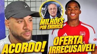 Thumbnail: AGORA VAI !! SE ENDRICK NÃO ACEITAR ACABOU ! NEYMAR FECHA ACORDO COM SANTOS E MAIS