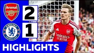 Thumbnail: Arsenal vs Chelsea (2-1) Highlights • Odegaard Havertz & Rogers Goal • Premier League