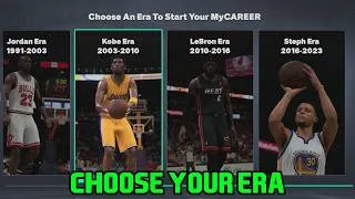 Thumbnail: How to CHOOSE or CHANGE MyCareer ERAS in NBA 2K27!?