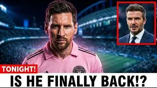 Thumbnail: Messi Is BACK! Inter Miami Confirm He Is Available TONIGHT vs Columbus