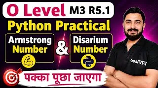 Thumbnail: O Level M3 R5 Python Practical | Armstrong Number & Disarium Number 