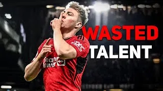 Thumbnail: Rasmus Højlund is a WESTED TALENT!? ⚽︎ All Goals & Assists 2023/24 So Far