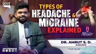 Thumbnail: TYPES OF HEADACHE AND MIGRAINE EXPLAINED | DR. AMRUT S. D. | HUB PODCAST | 29/08/2026 | GNH