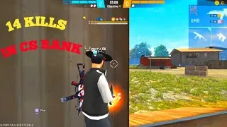 Thumbnail: 🔥 14 Kills in CS Rank Match | Insane Clutch Gameplay 😱 | Free Fire MAX