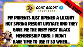 Thumbnail: My parents just opened a luxury hot spring resort upstate and they gave me the very first black...