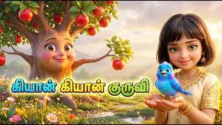 Thumbnail: 🐦 கியா கியா குருவி பாட்டு 🐦‍⬛ Kiya Kiya Kuruvi Tamil Kids Song | Kiyan Kiyan Kuruvi Rhymes | GoComo 