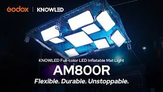 Thumbnail: Introducing the Godox KNOWLED AM800R, a 4'×4' full-color inflatable mat light.